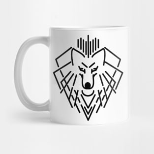 wolf wild head Mug